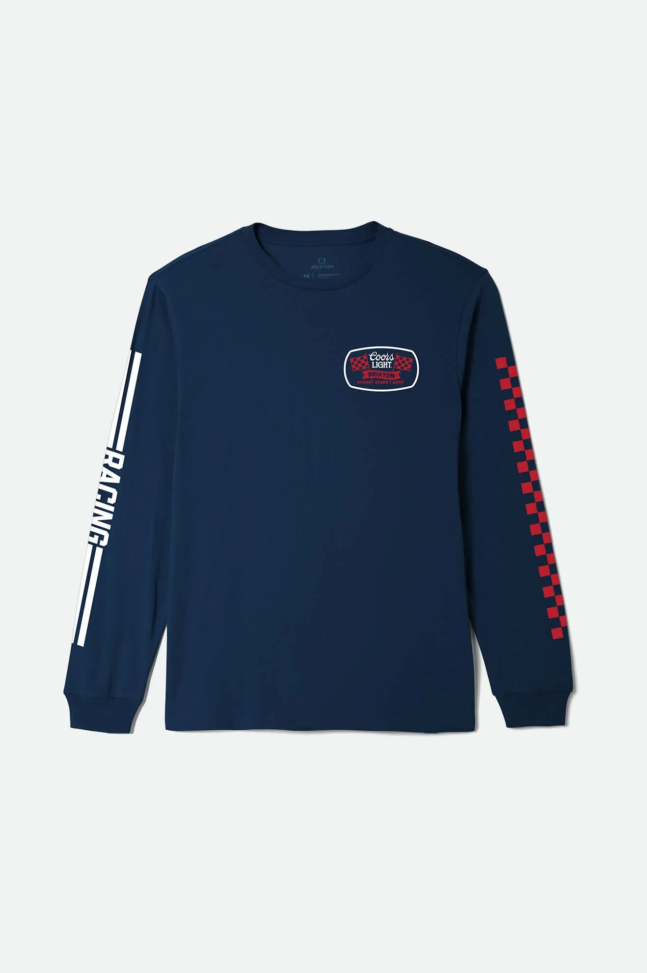 Coors Light Pit Stop L/S Standard T-Shirt - Coors Navy sold by Brixton product image thumbnail 2