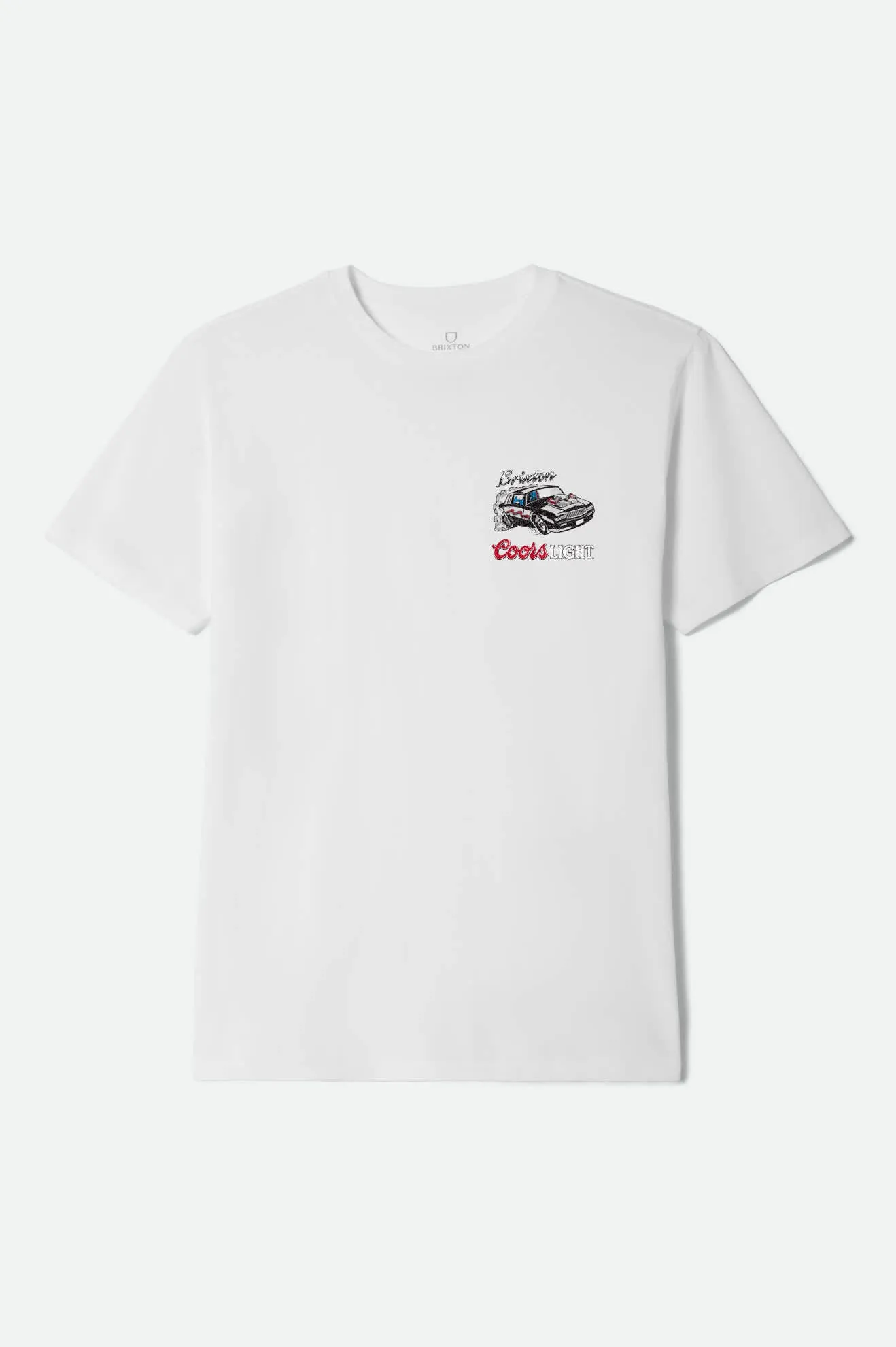 Coors Light Raceway S/S Standard T-Shirt - White sold by Brixton product image thumbnail 2