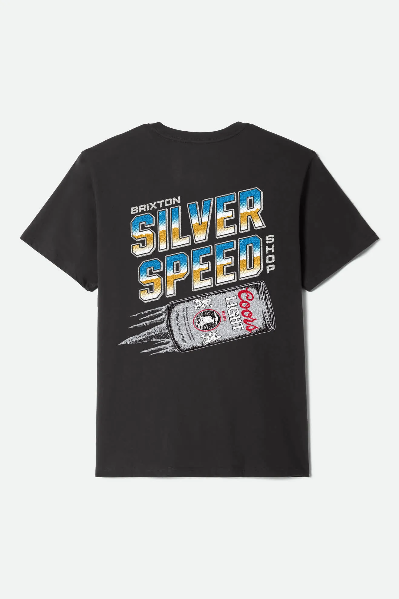 Coors Light Silver Speed S/S Standard T-Shirt - Black sold by Brixton