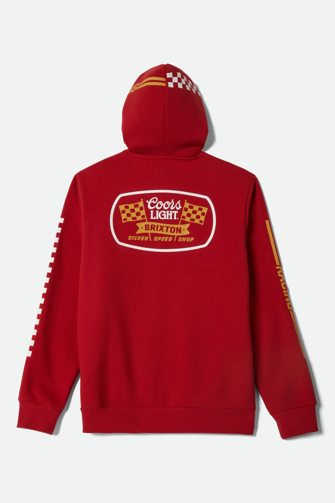 Coors Light Pit Stop Hoodie - Coors Red sold by Brixton product image thumbnail 3