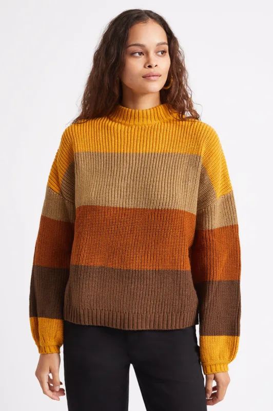 Madero Sweater - Honey Gold sold by Brixton