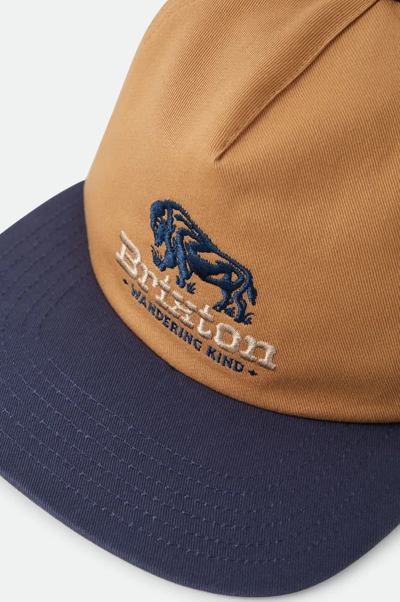 Drifter Netplus Snapback - Brown Sugar/Navy sold by Brixton product image thumbnail 3