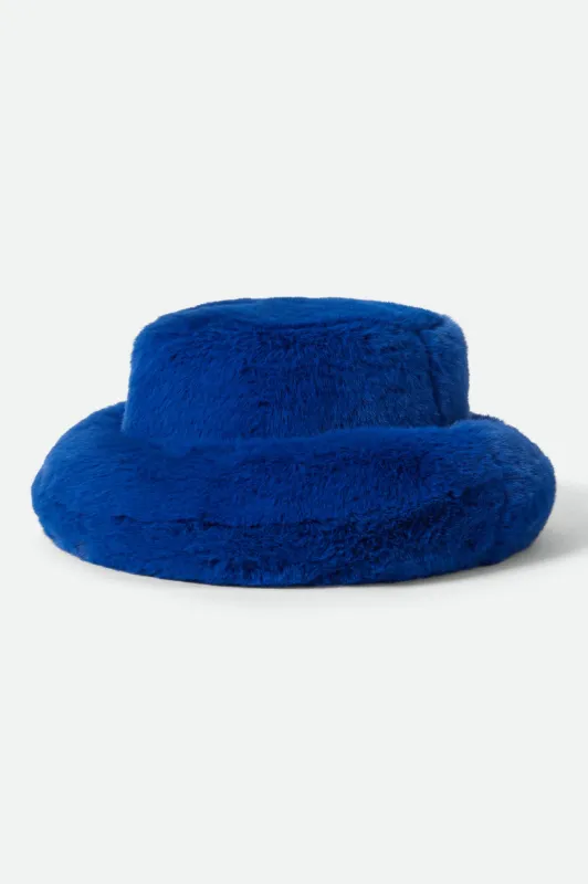 Dion Packable Winter Bucket Hat - Cyber Blue sold by Brixton