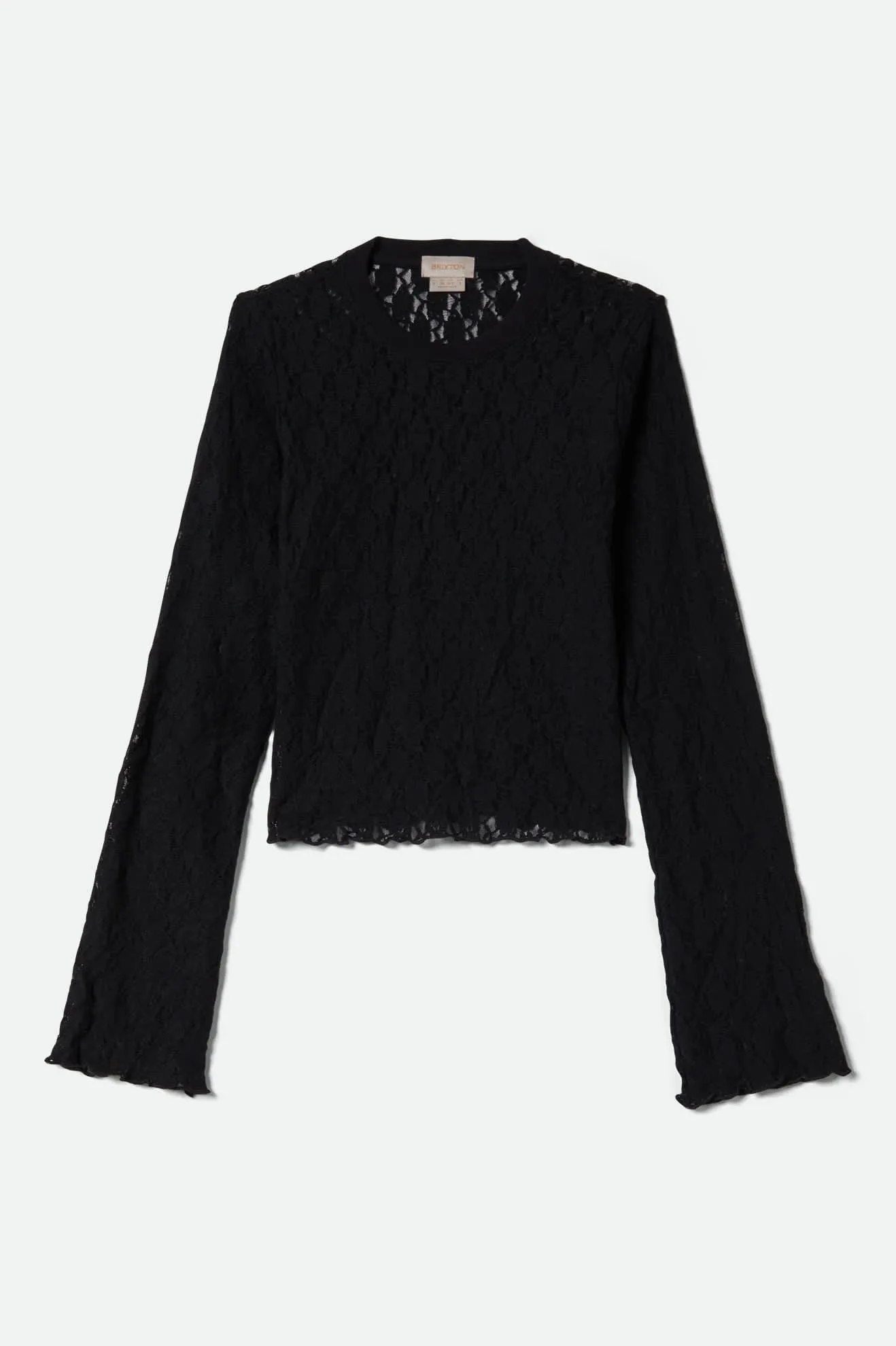 Dolly Slim L/S Knit T-Shirt - Black sold by Brixton product image thumbnail 2