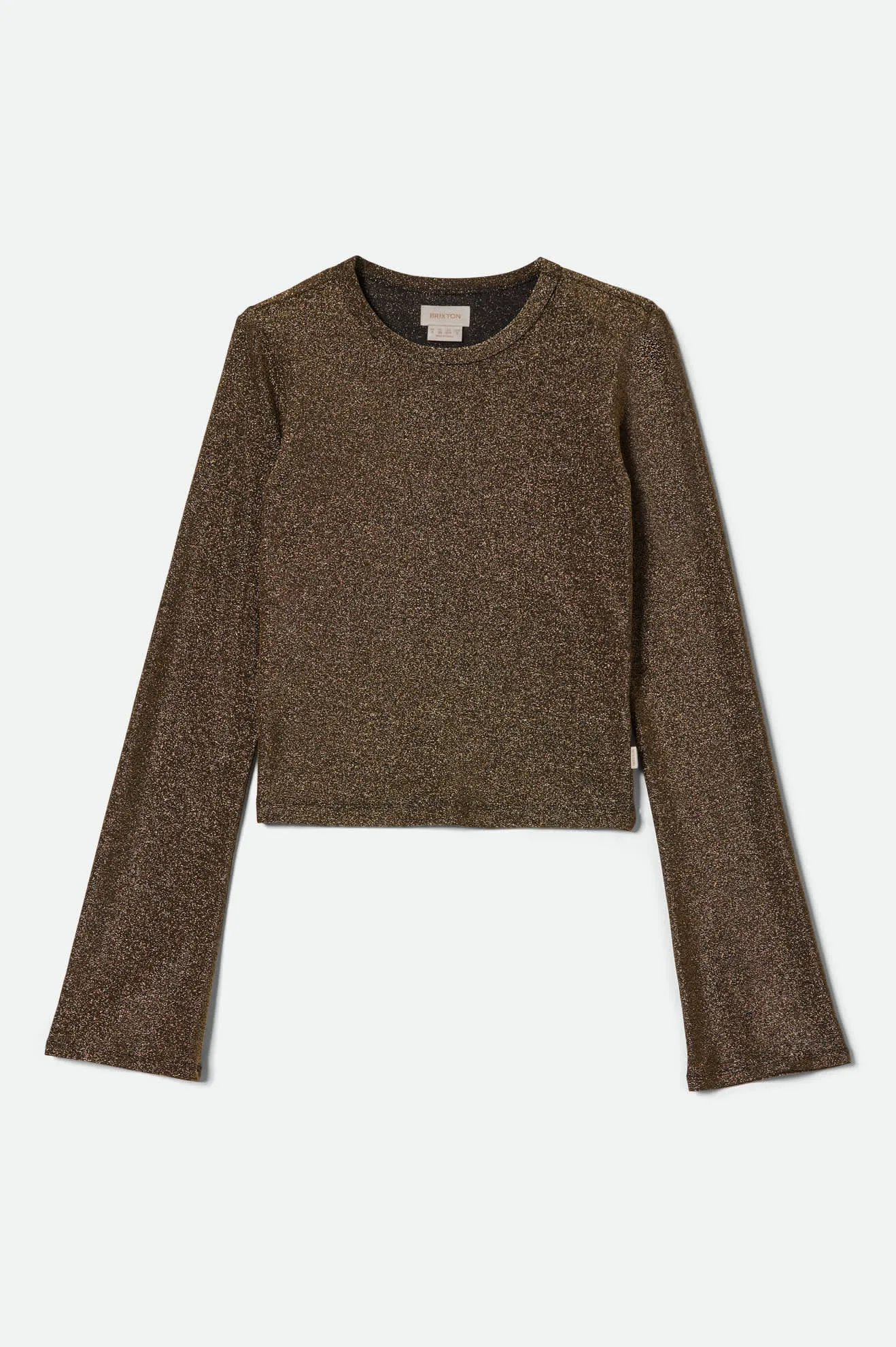 Dolly Slim L/S Knit T-Shirt - Gold Metallic sold by Brixton product image thumbnail 2