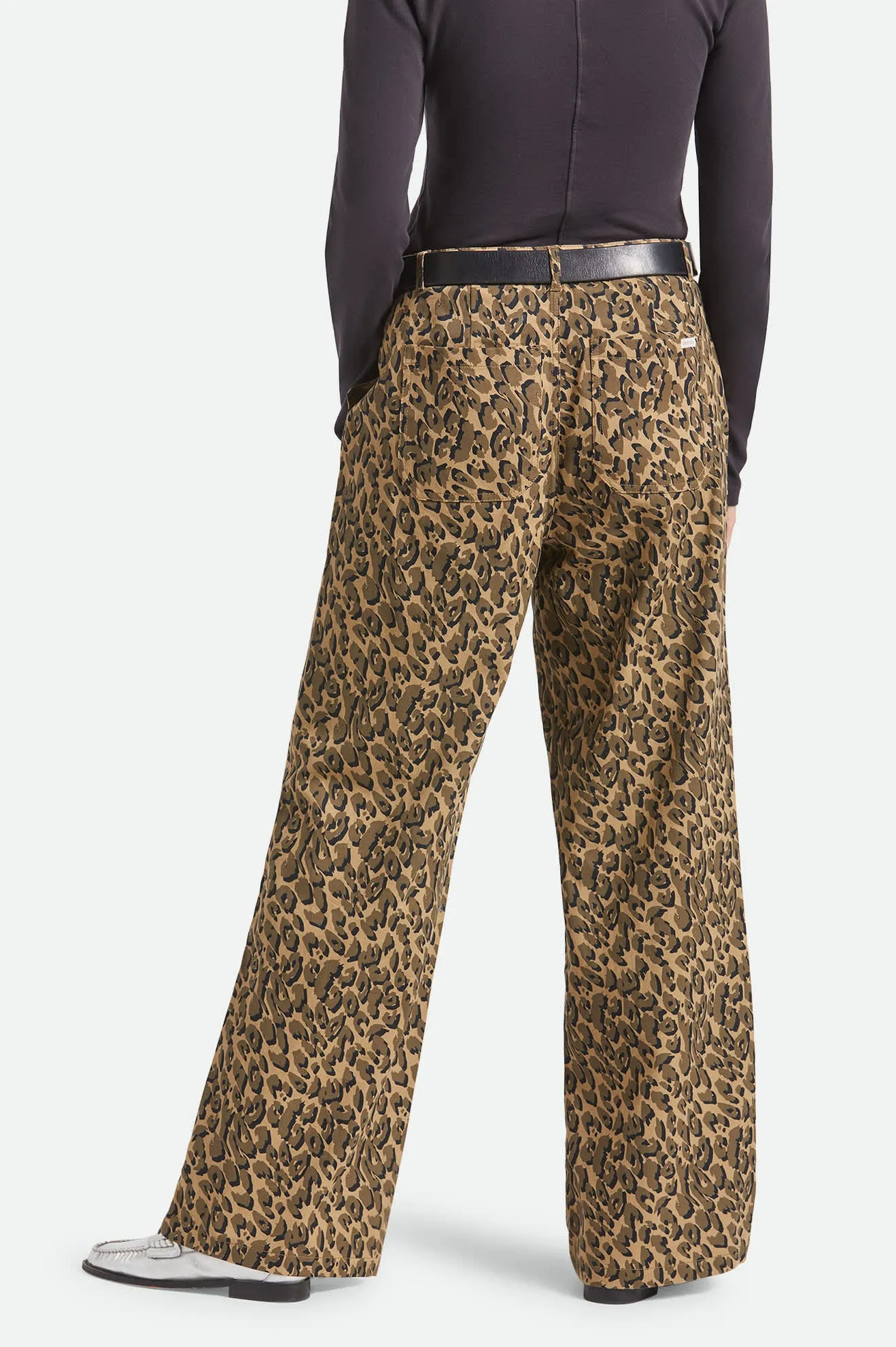Jane Utility Wide Leg Pant - Brown Cheetah sold by Brixton product image thumbnail 4