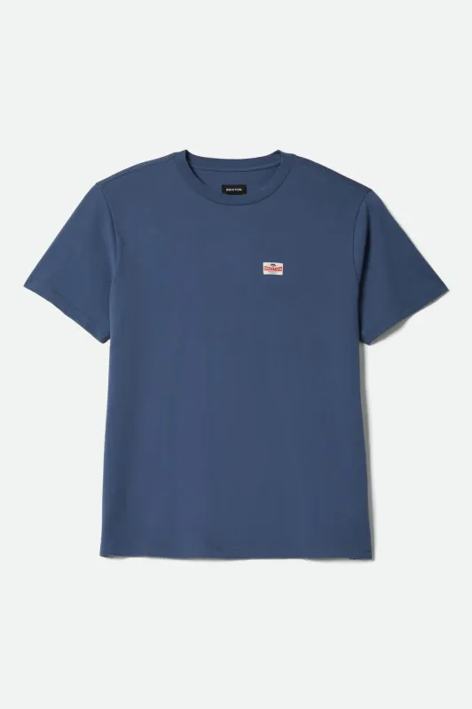 Void S/S Standard T-Shirt - Bering Sea Worn Wash sold by Brixton