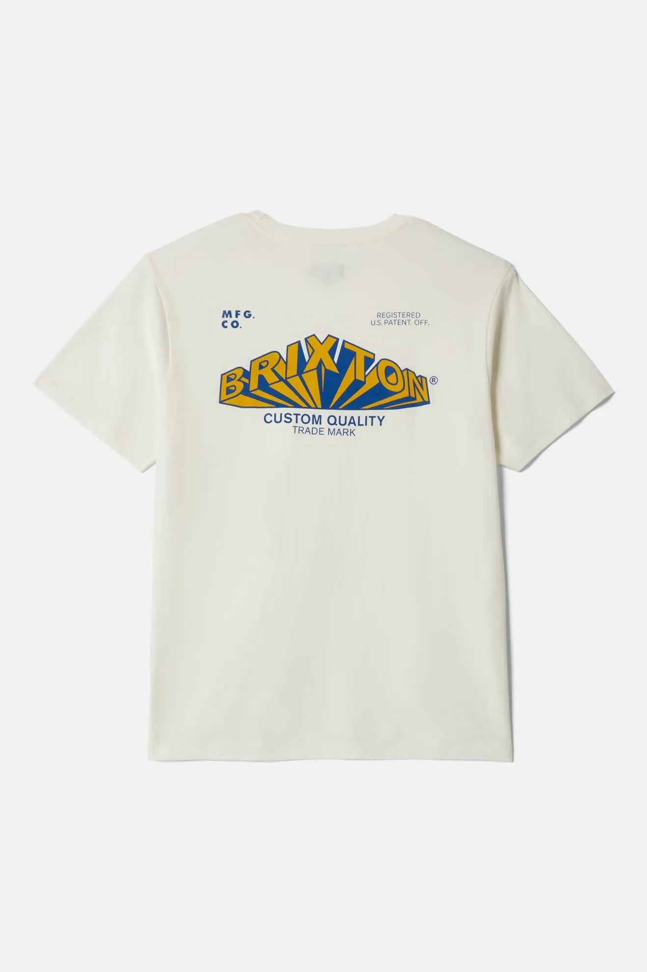 Forman S/S Standard T-Shirt - Off White Worn Wash sold by Brixton product image thumbnail 2