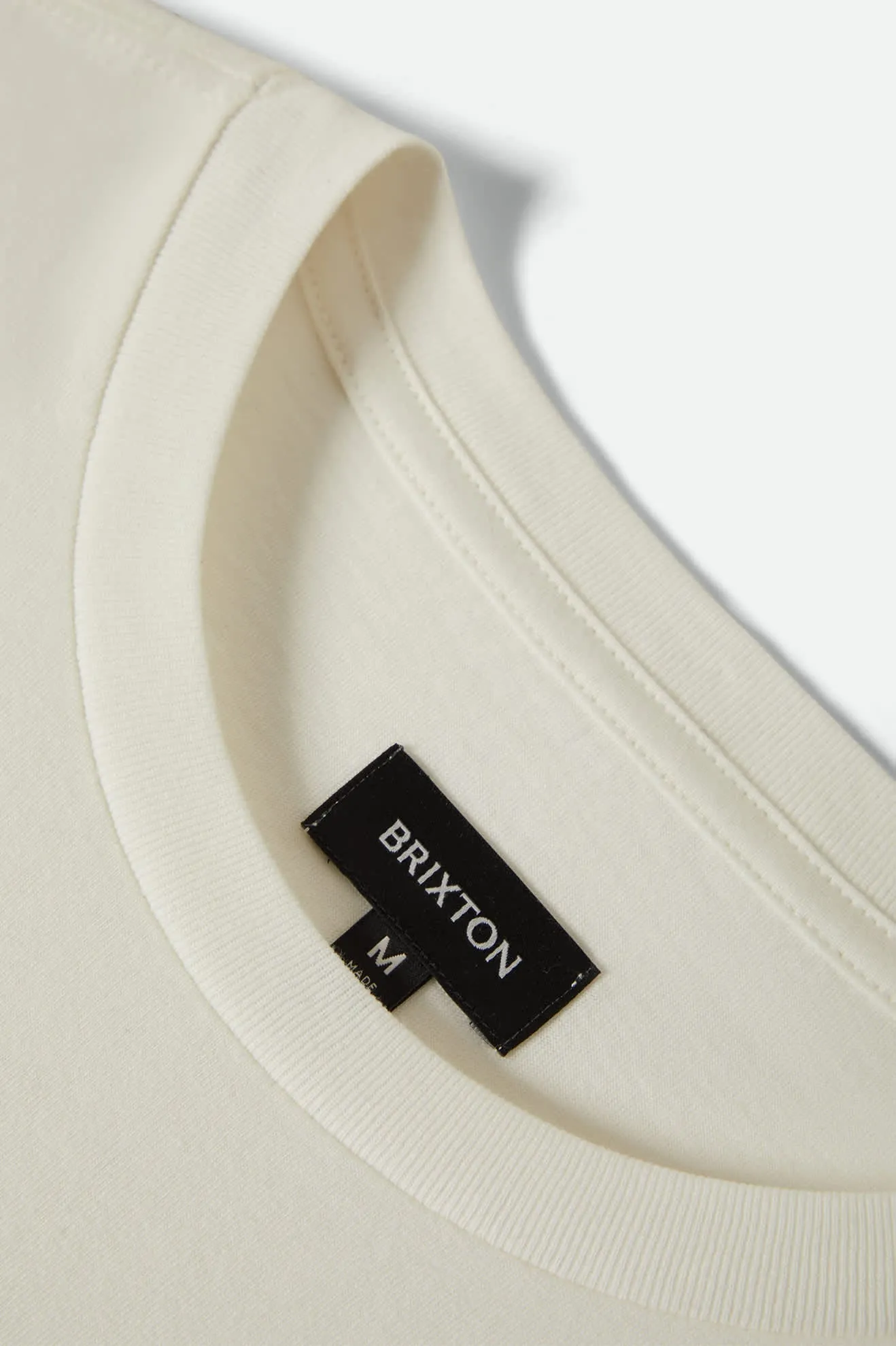 Forman S/S Standard T-Shirt - Off White Worn Wash sold by Brixton product image thumbnail 3