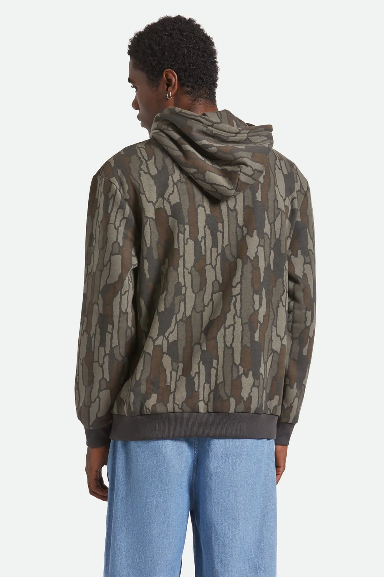 Void Hunter Hoodie - Bark Camo sold by Brixton product image thumbnail 3