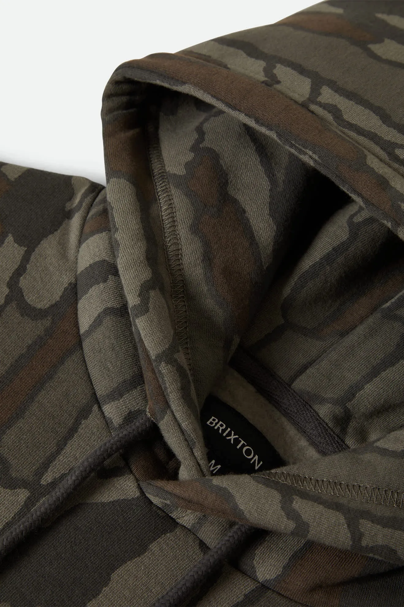 Void Hunter Hoodie - Bark Camo sold by Brixton product image thumbnail 4
