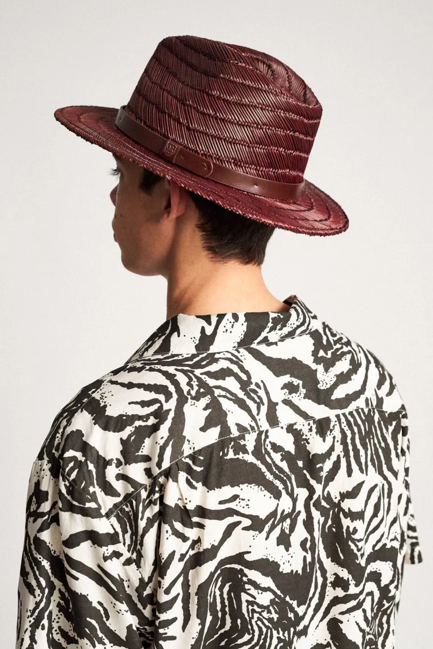 Messer Straw Fedora - Brown sold by Brixton product image thumbnail 4