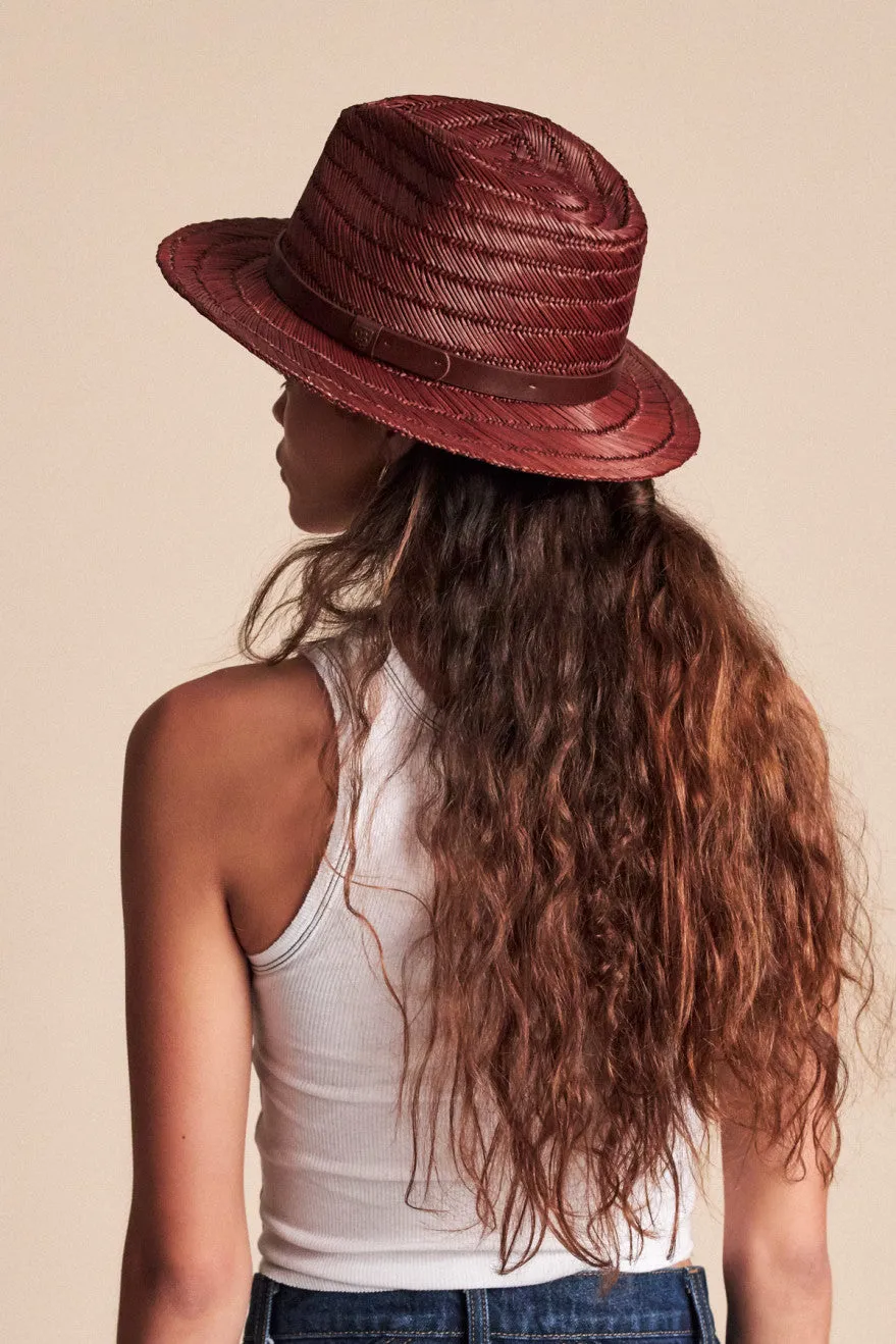 Messer Straw Fedora - Brown sold by Brixton product image thumbnail 5