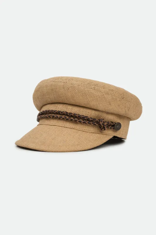 Kayla Straw Cap - Tan sold by Brixton