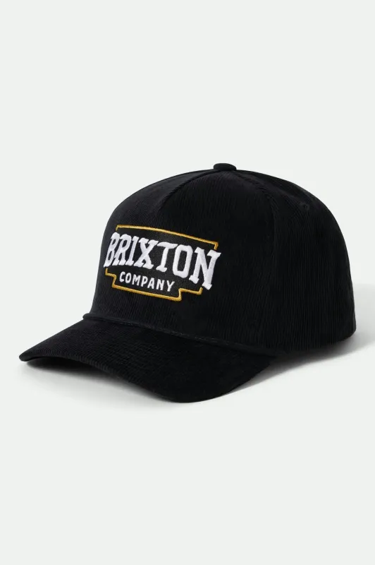 Pierson Netplus Snapback - Black made by Brixton