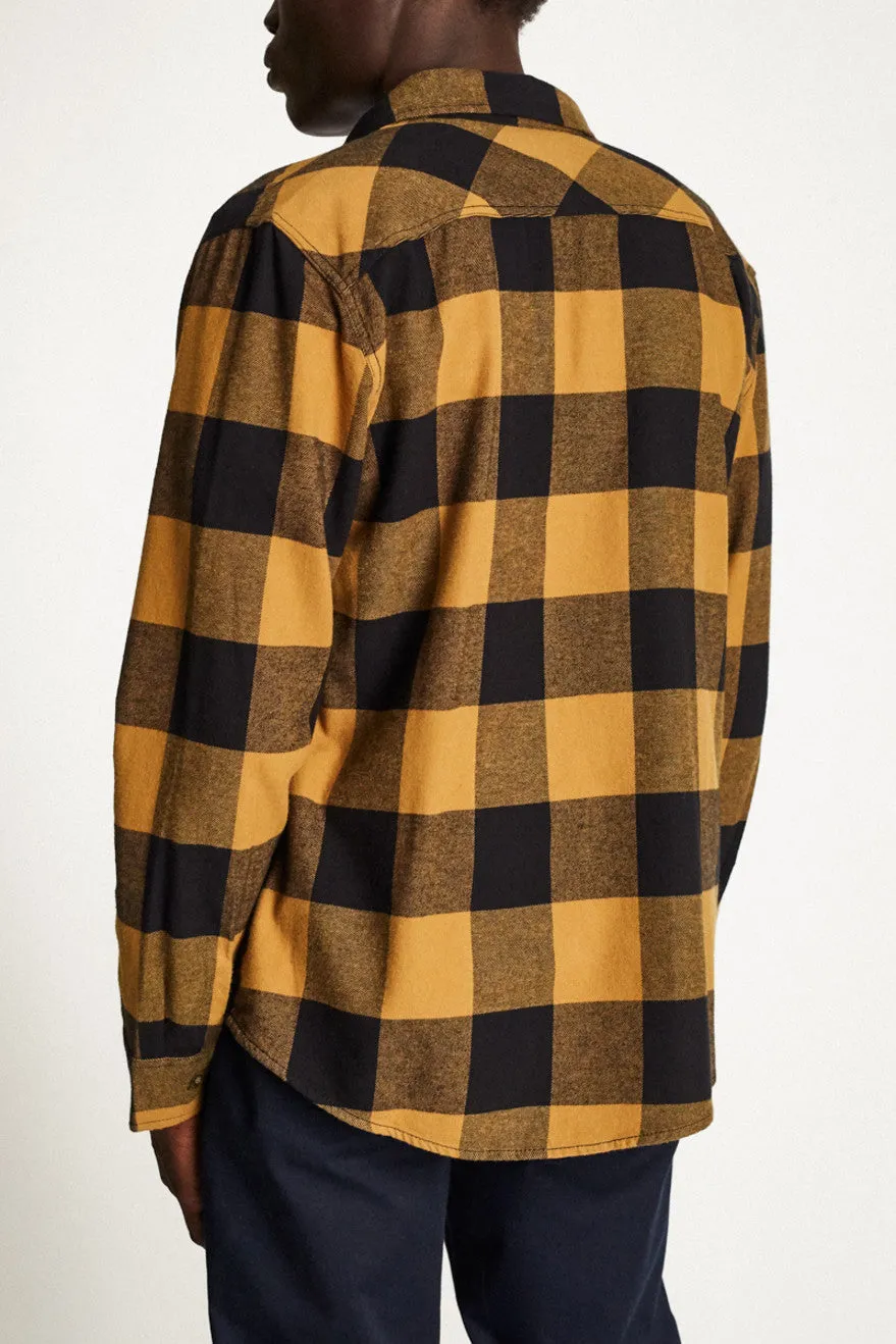 Bowery Lightweight L/S Flannel - Black/Bronze sold by Brixton product image thumbnail 3