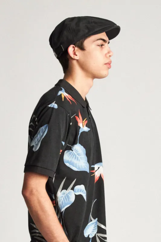 Brood Adjustable Snap Cap - Washed Black sold by Brixton