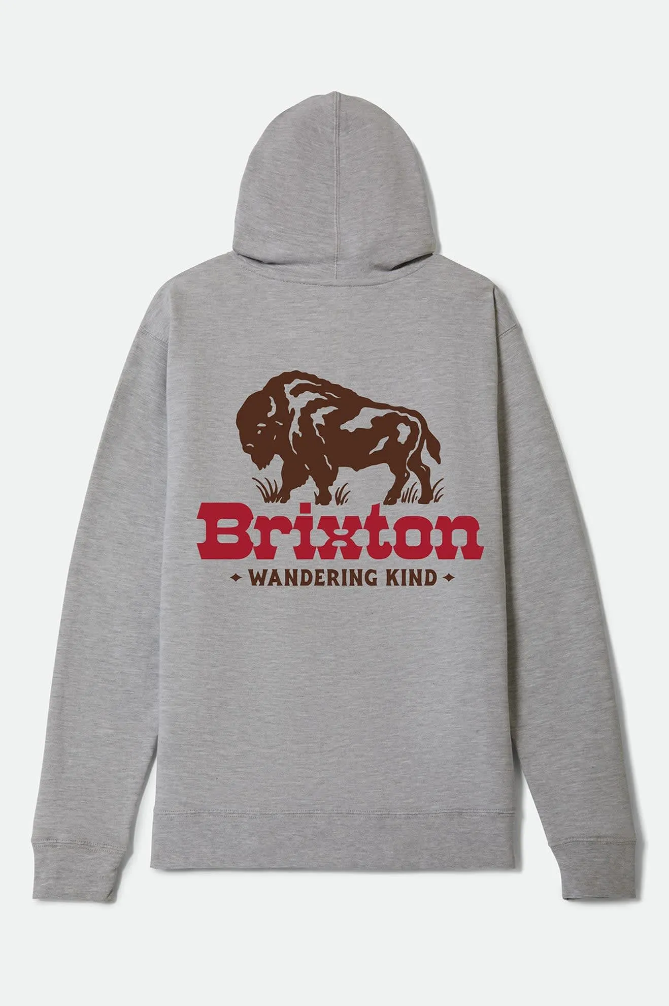 Drifter Hoodie - Heather Grey sold by Brixton product image thumbnail 2