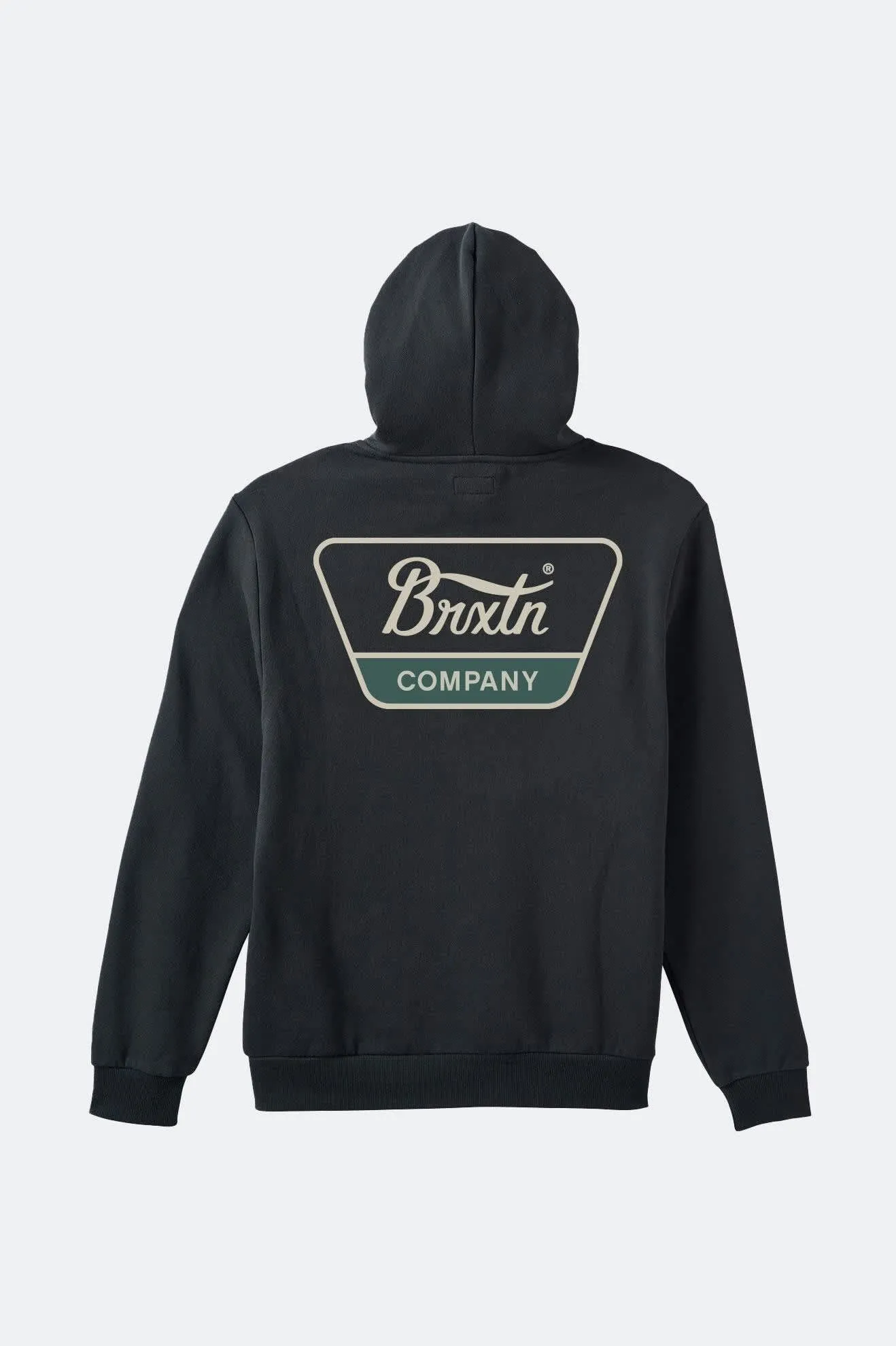 Linwood Hoodie - Black/Mallard Green/Whitecap sold by Brixton product image thumbnail 2
