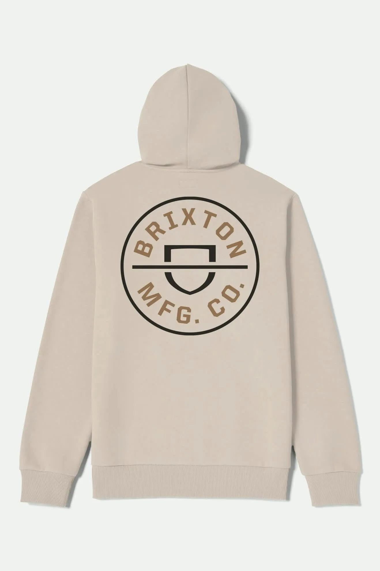 Crest Hoodie - Cream/Jet Black/Washed Copper sold by Brixton product image thumbnail 2