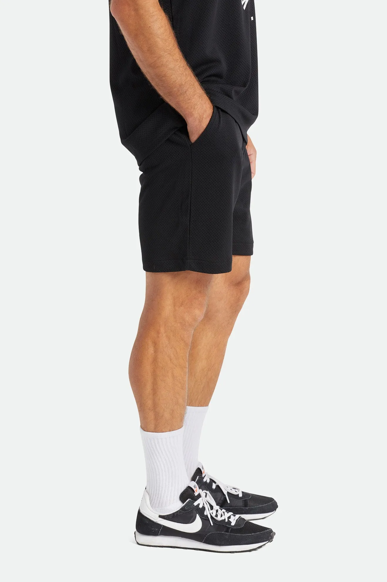 Shield Crest Mesh Short - Black sold by Brixton product image thumbnail 5