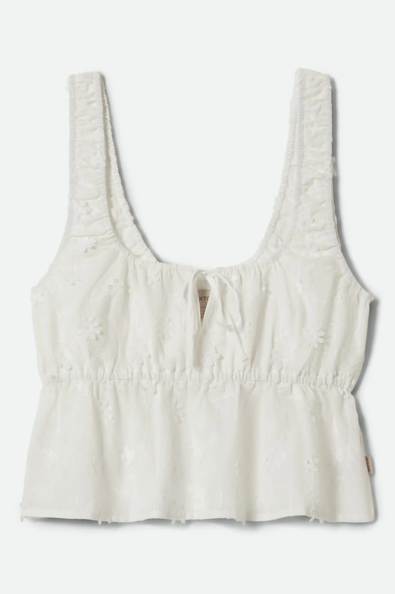 The Abigail Tie Top - Off White Floral sold by Brixton product image thumbnail 2