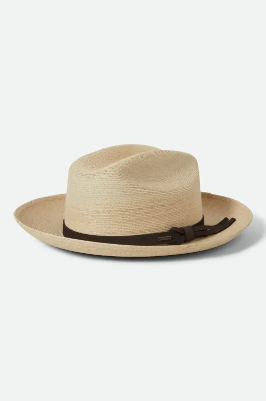 Hitch Straw Ranch Fedora - Bone sold by Brixton