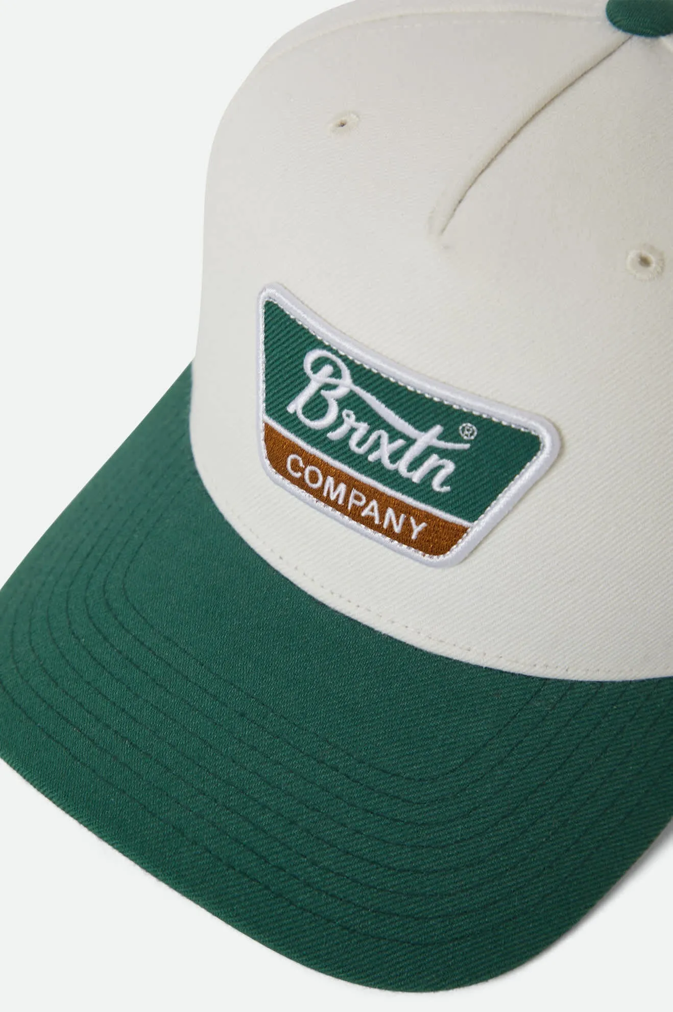 Linwood NetPlus Snapback - Off White/Primal Green sold by Brixton product image thumbnail 2