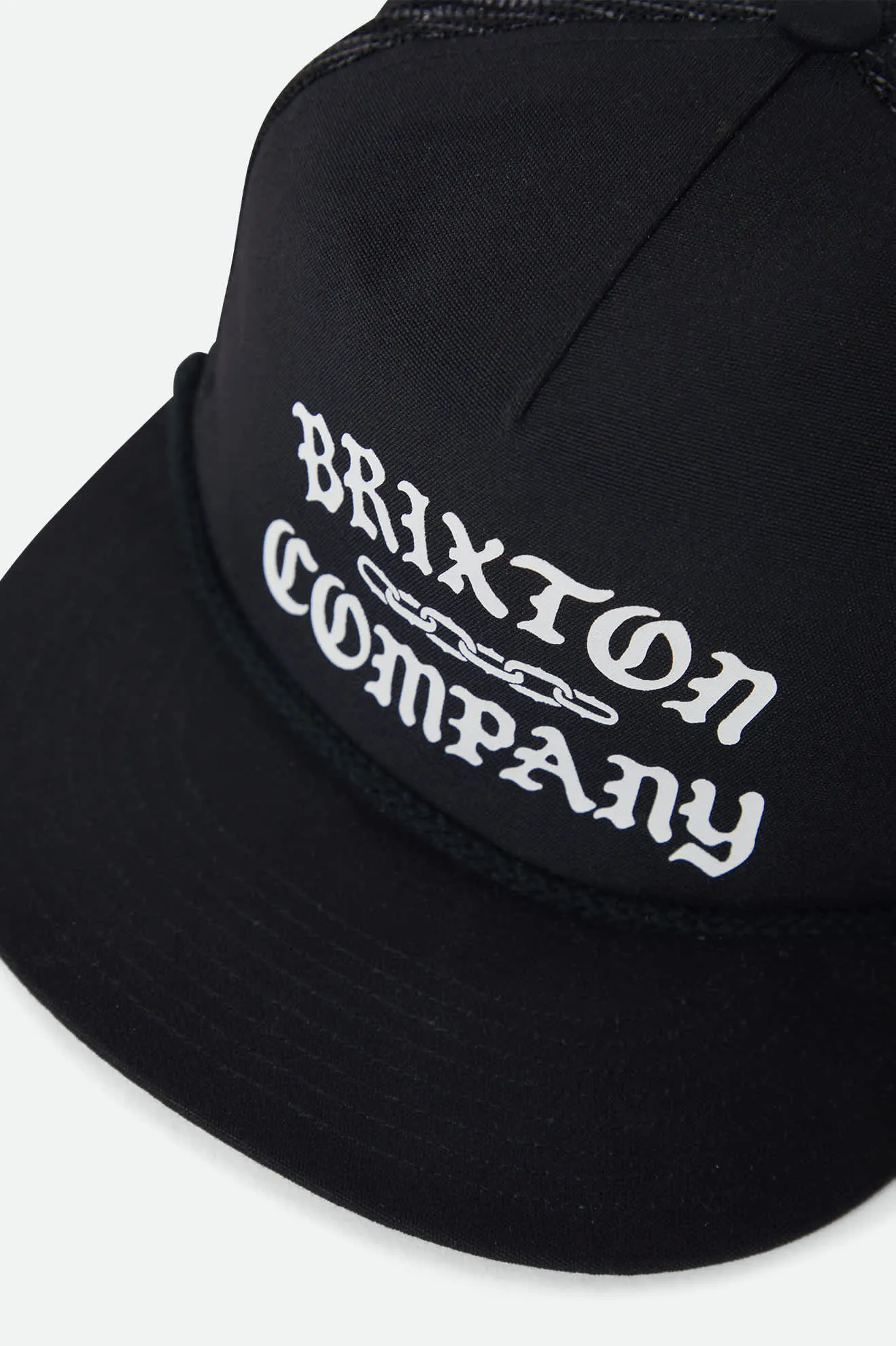 Chains NetPlus Trucker Hat - Black/Black sold by Brixton product image thumbnail 3