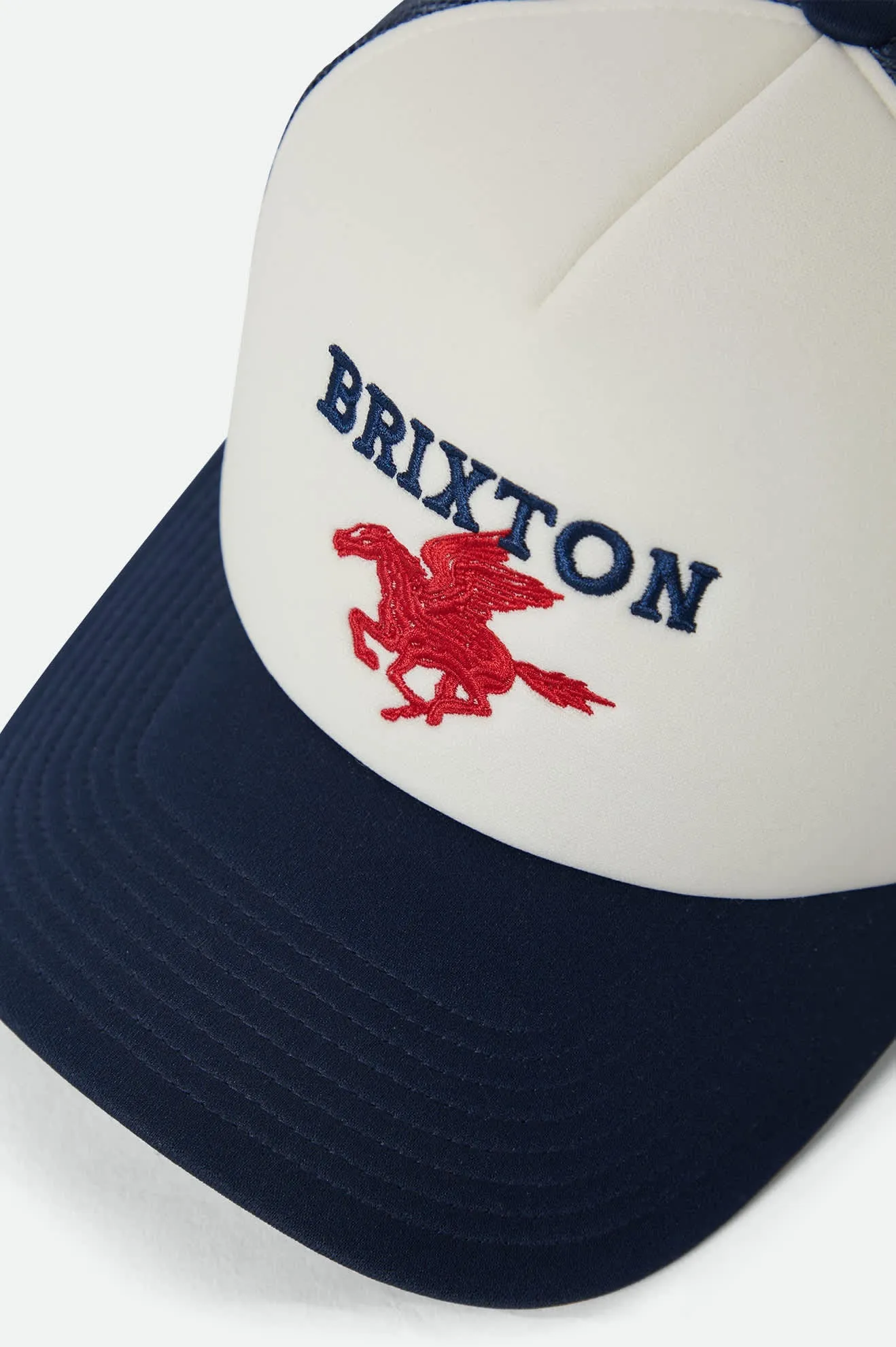 Pegasus NetPlus Trucker Hat - Whitecap/Navy sold by Brixton product image thumbnail 3