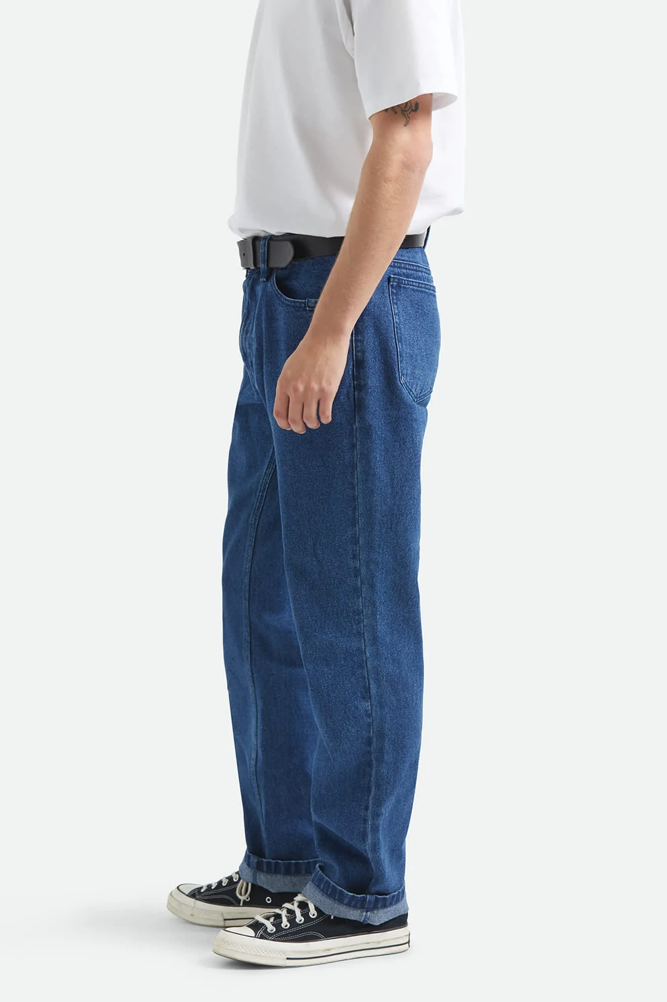 Builders 5-Pocket Pant - Medium Wash Denim sold by Brixton product image thumbnail 3