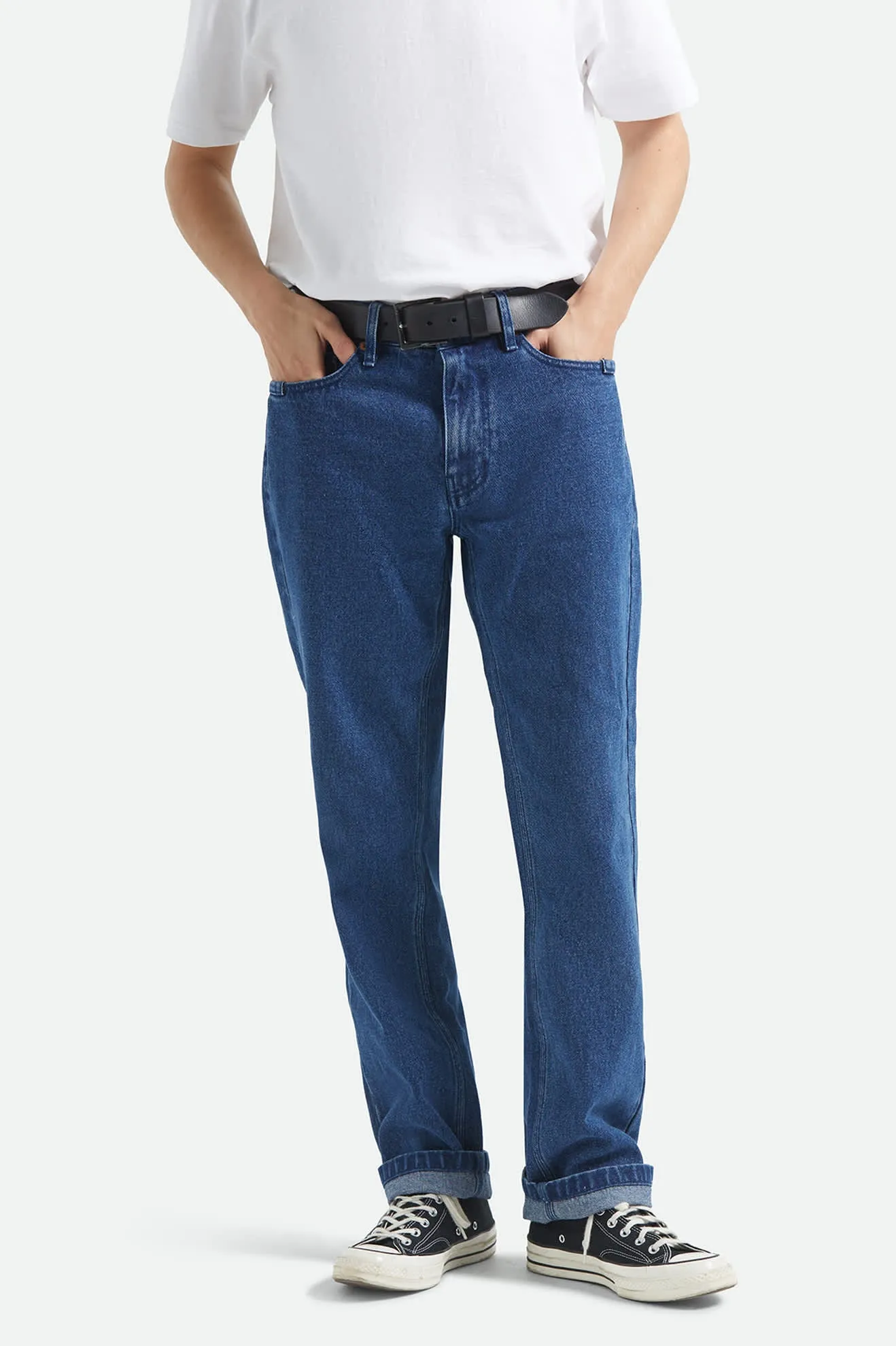 Builders 5-Pocket Pant - Medium Wash Denim sold by Brixton product image thumbnail 2