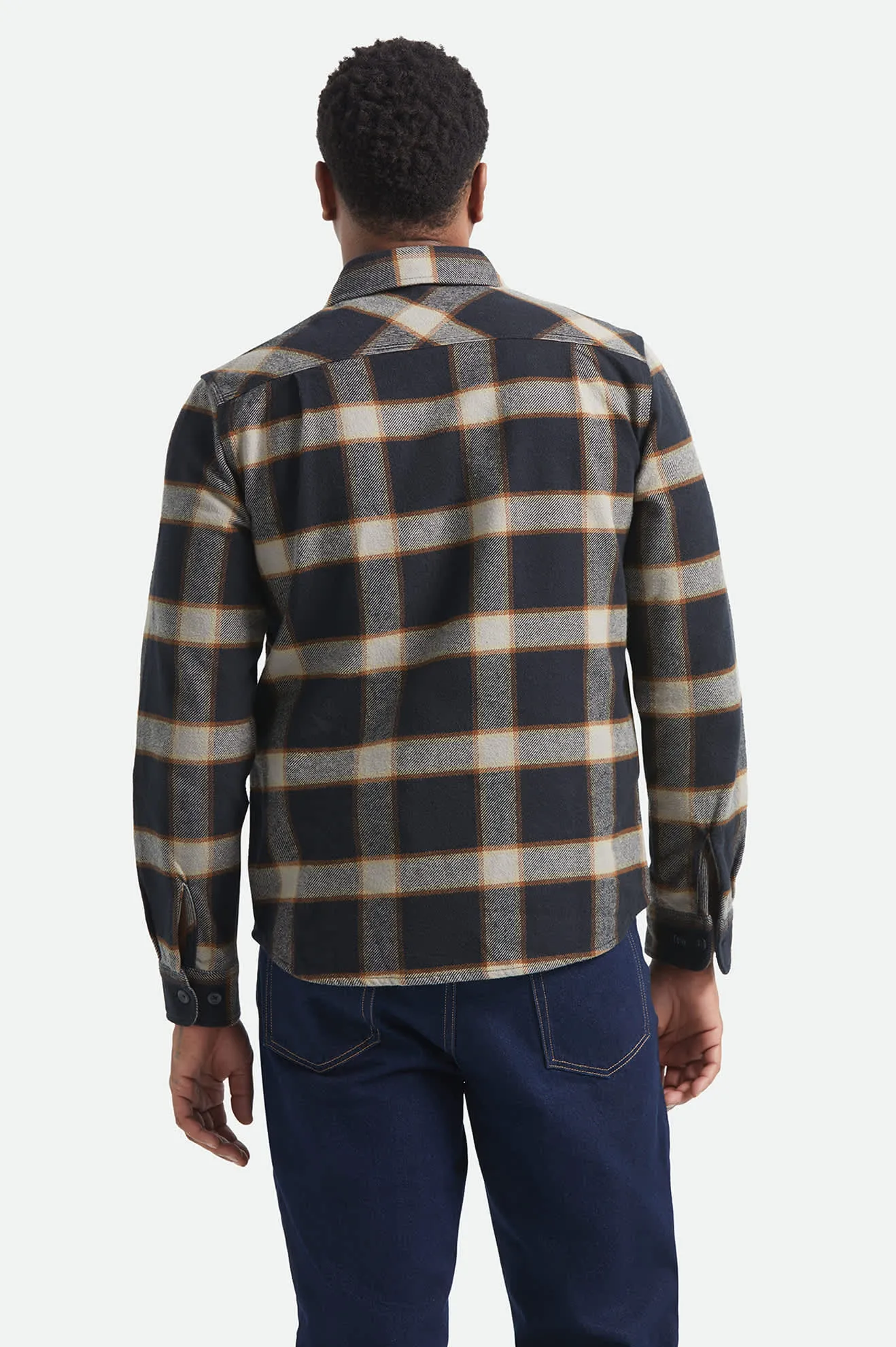 Bowery Flannel - Black/Cream sold by Brixton product image thumbnail 4