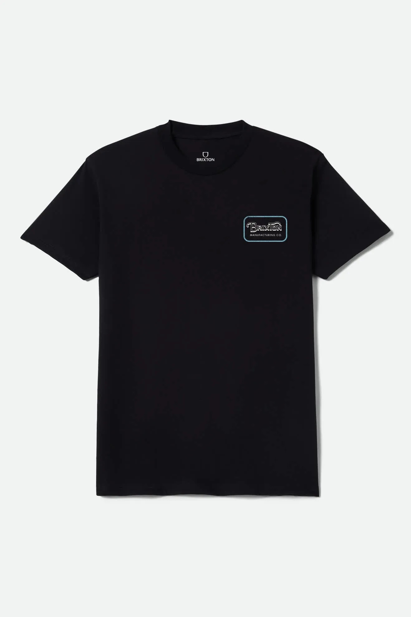 Grade Short Sleeve Shirt - Black/Off White/Retro Blue sold by Brixton product image thumbnail 2