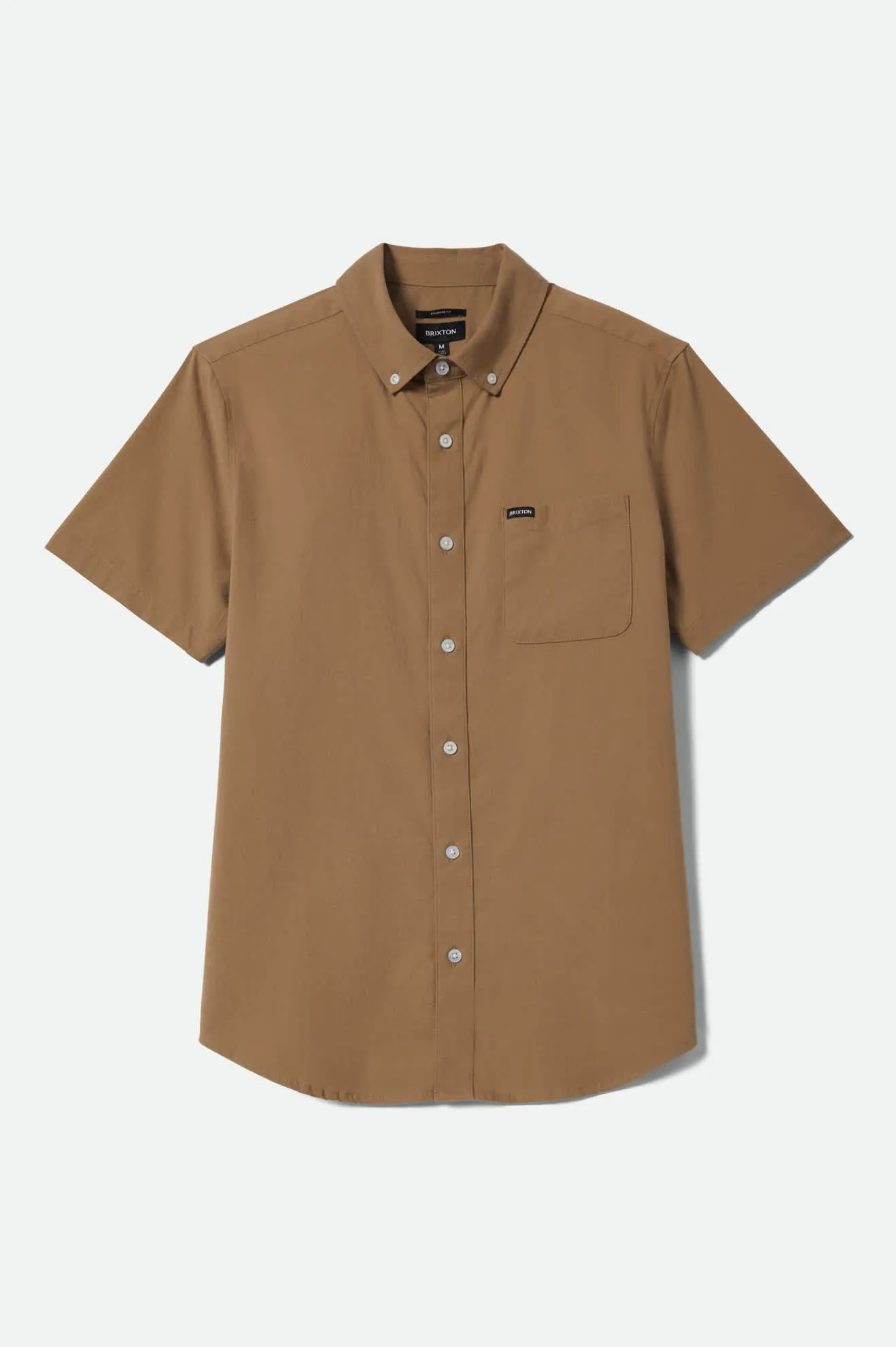 Sanford Short Sleeve Shirt - Khaki sold by Brixton
