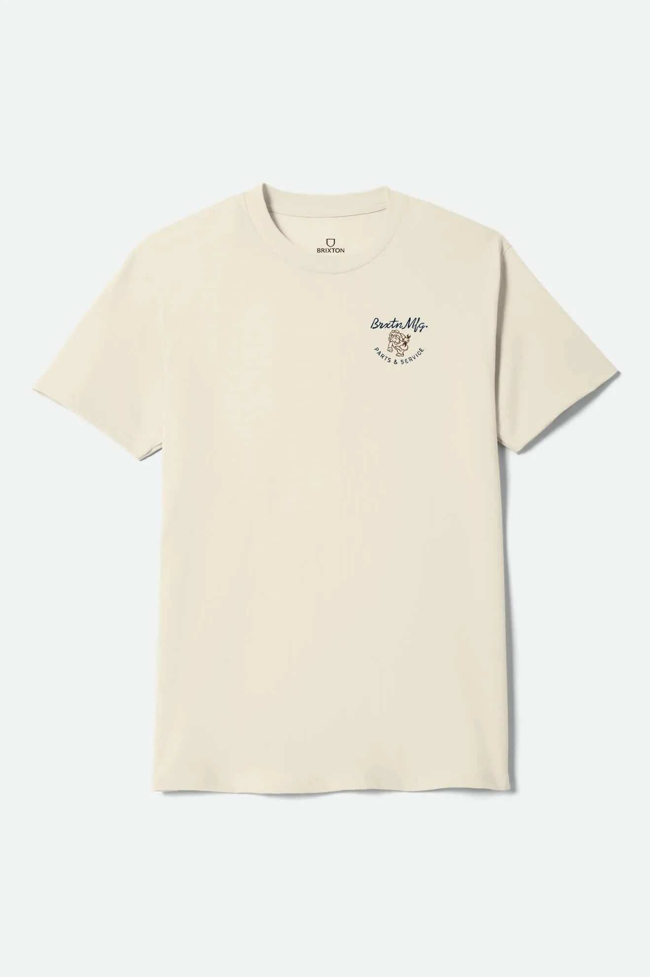 Tolman Short Sleeve Shirt - Cream sold by Brixton product image thumbnail 2