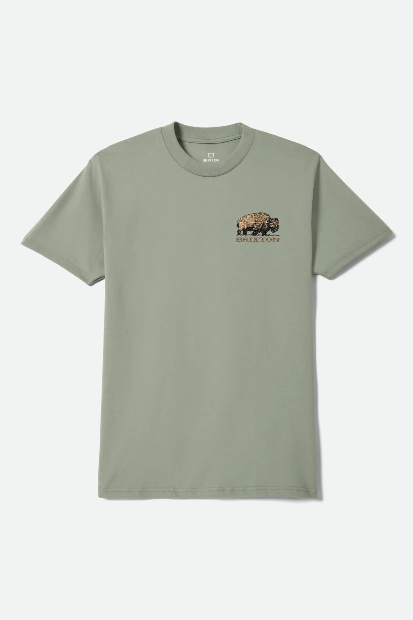 Coba Short Sleeve Shirt - Desert Green sold by Brixton product image thumbnail 2
