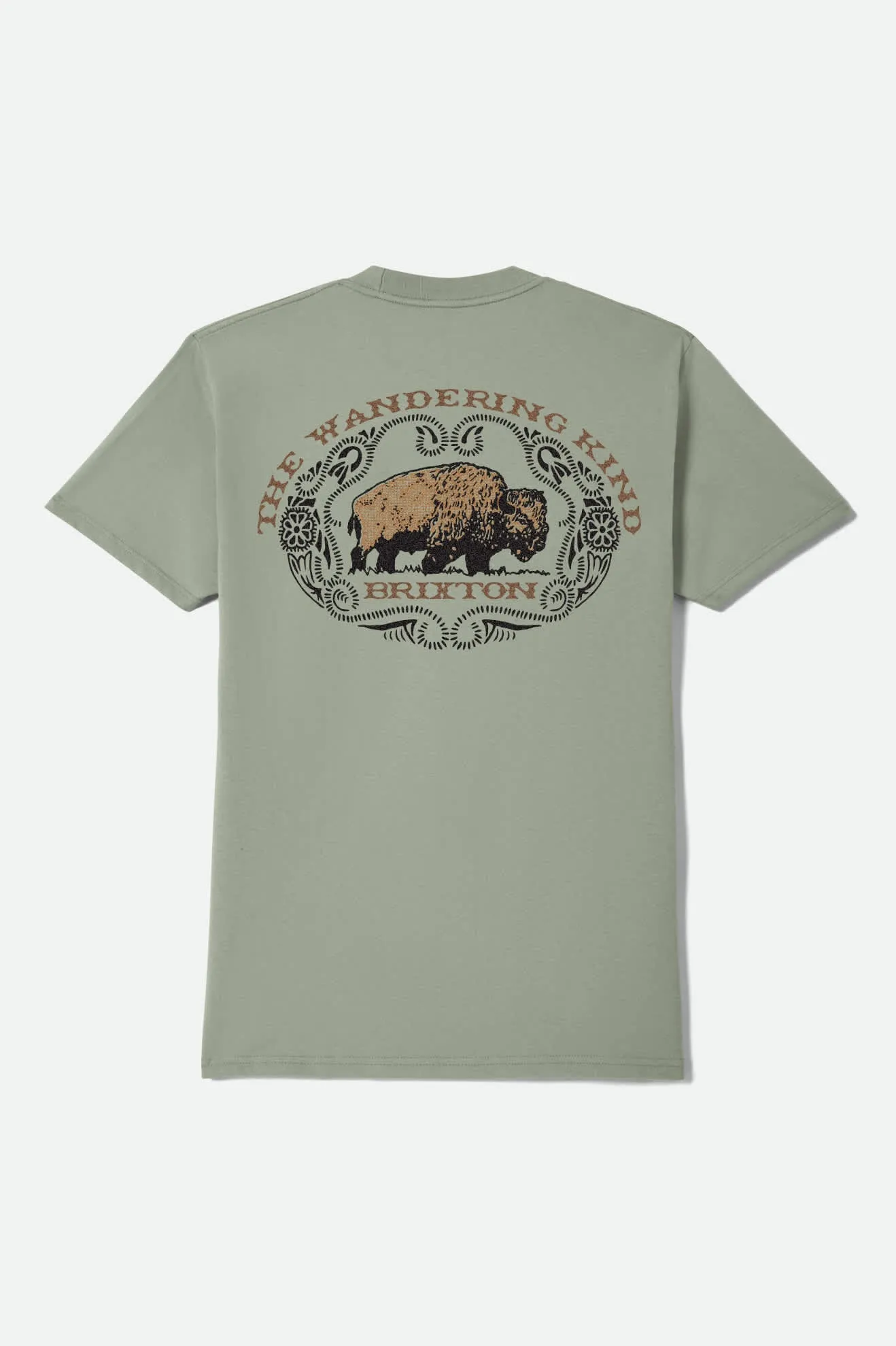 Coba Short Sleeve Shirt - Desert Green sold by Brixton