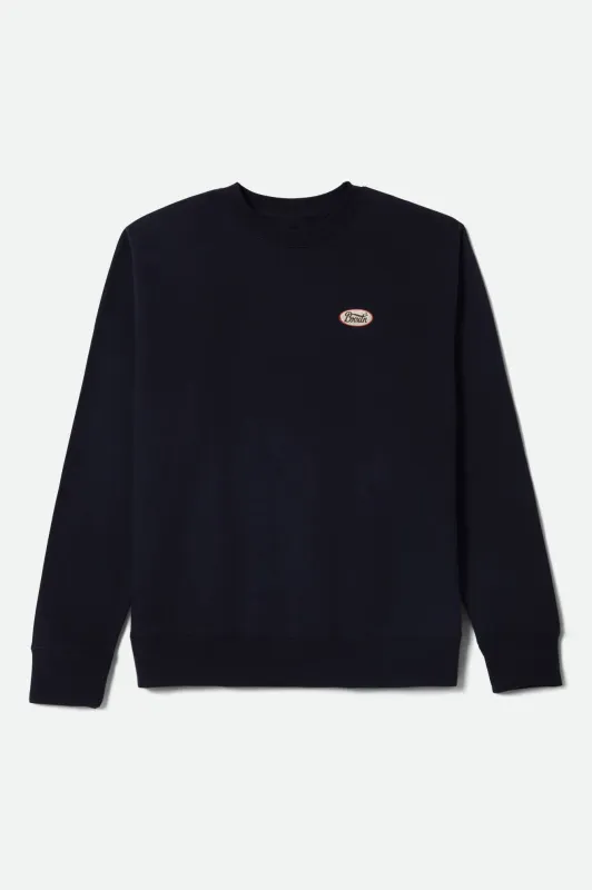 Parson Patch Crew - Classic Navy sold by Brixton