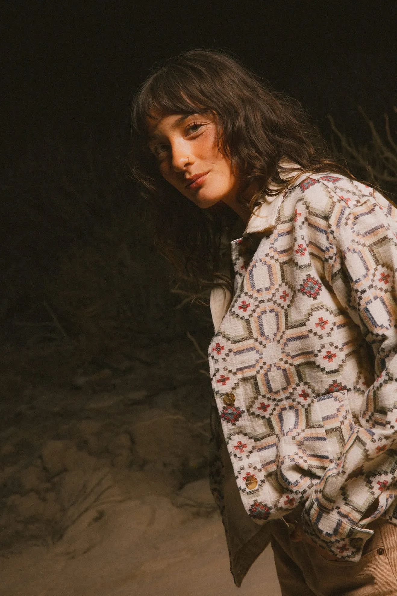 The Alfama Jacket - Digi Tile sold by Brixton product image thumbnail 3