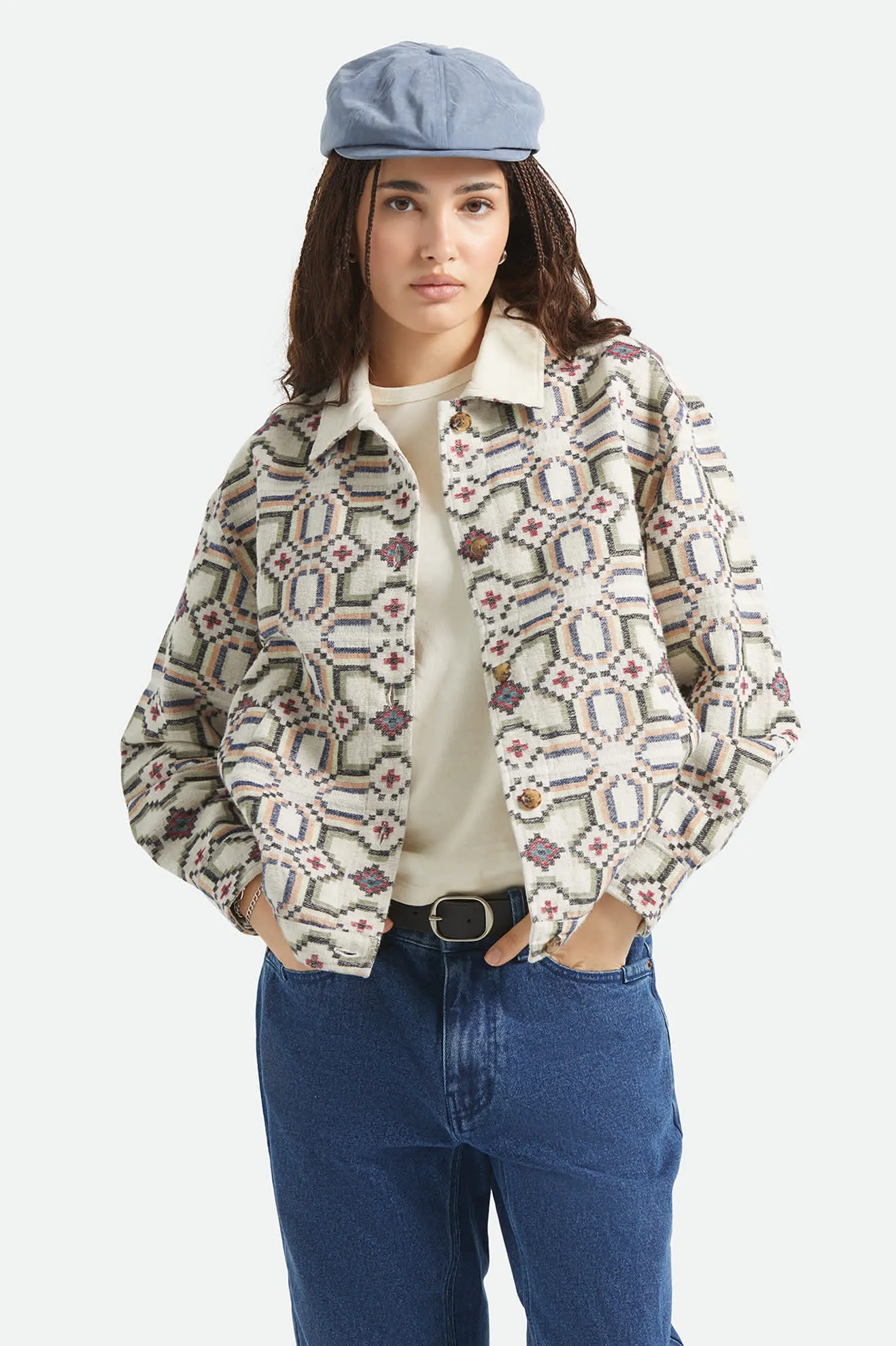 The Alfama Jacket - Digi Tile sold by Brixton product image thumbnail 4