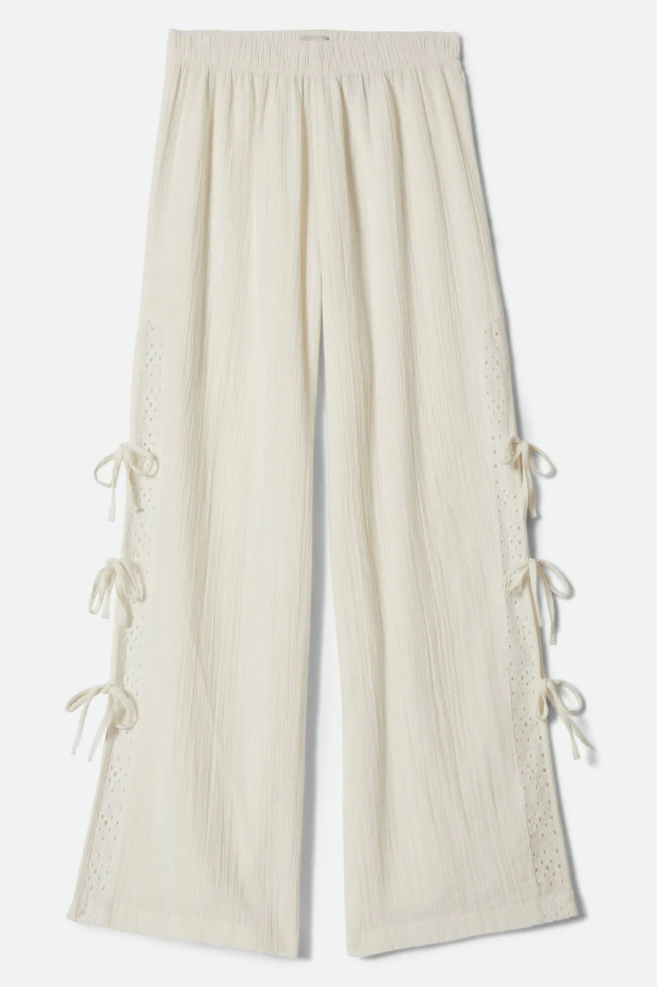 Seaside Eyelet Wide Leg Pant - Off White Eyelet sold by Brixton product image thumbnail 2