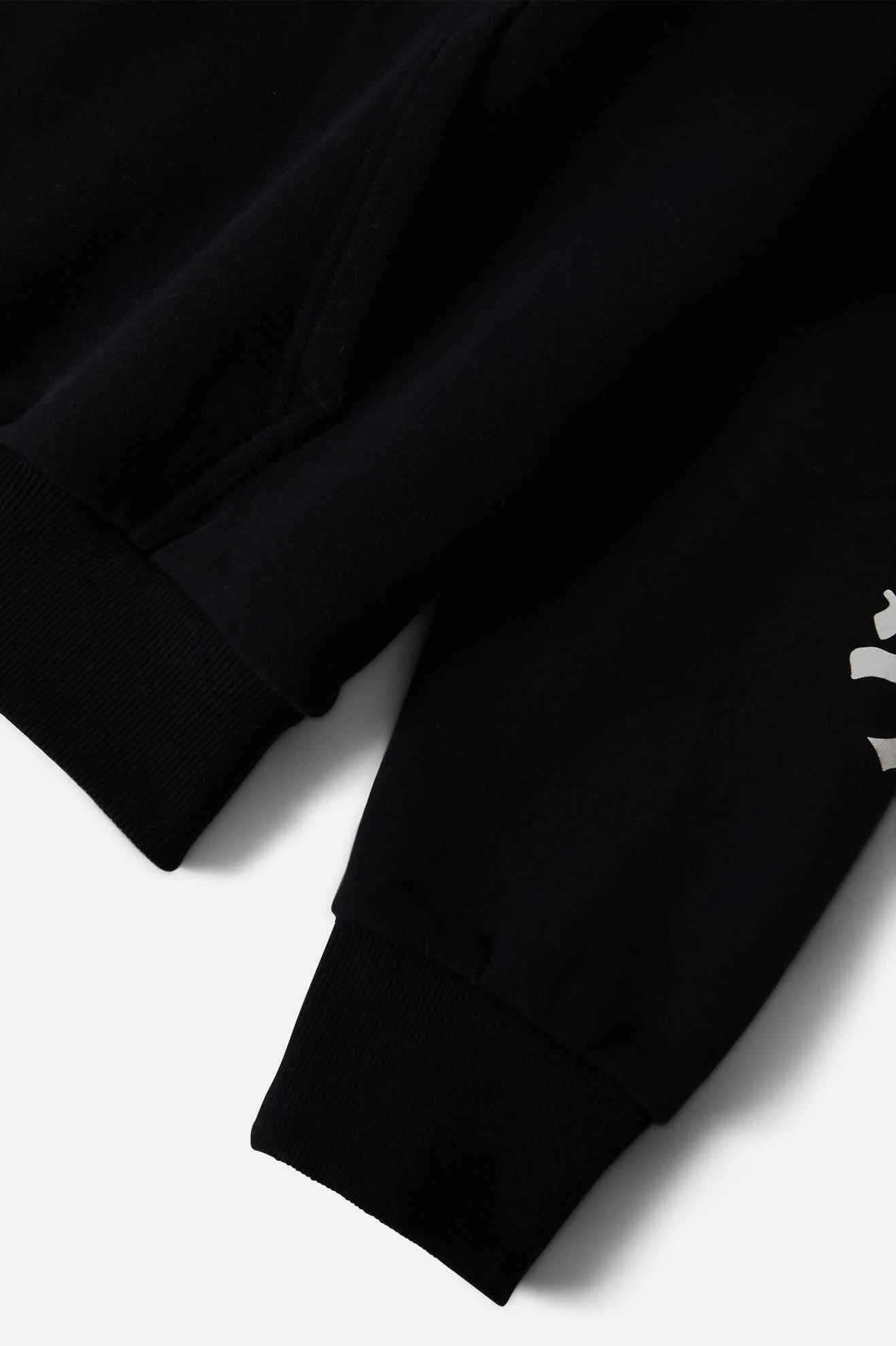 Smile Always Relaxed Hoodie - Black Worn Wash sold by Brixton product image thumbnail 3