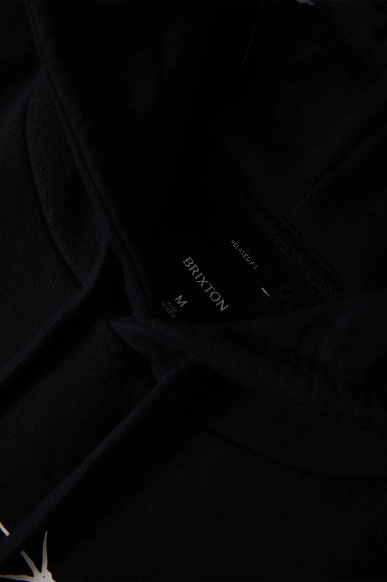 Smile Always Relaxed Hoodie - Black Worn Wash sold by Brixton product image thumbnail 4