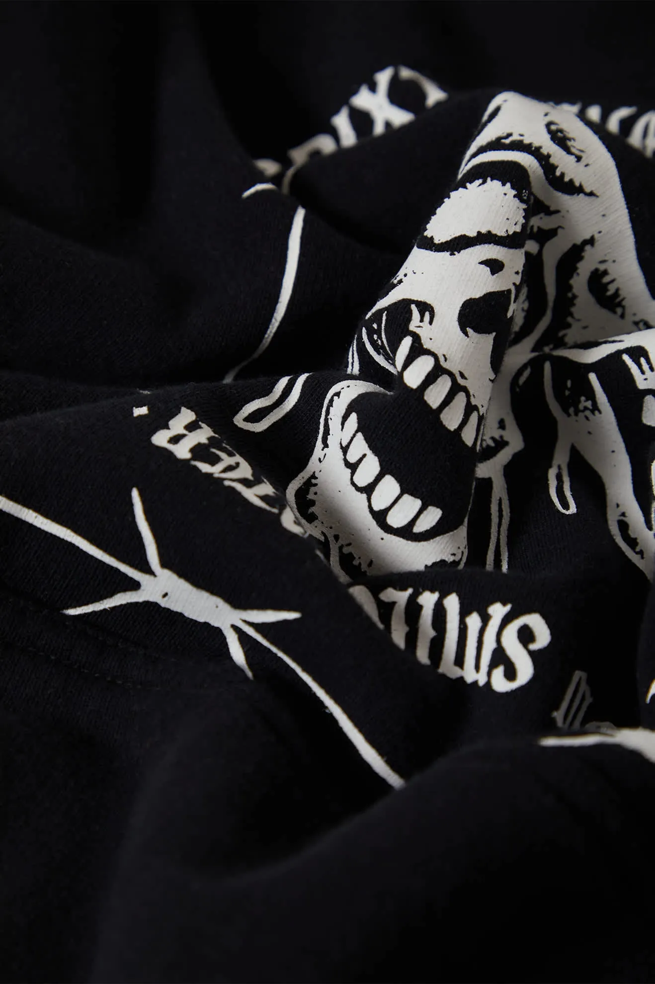Smile Always Relaxed Hoodie - Black Worn Wash sold by Brixton product image thumbnail 2