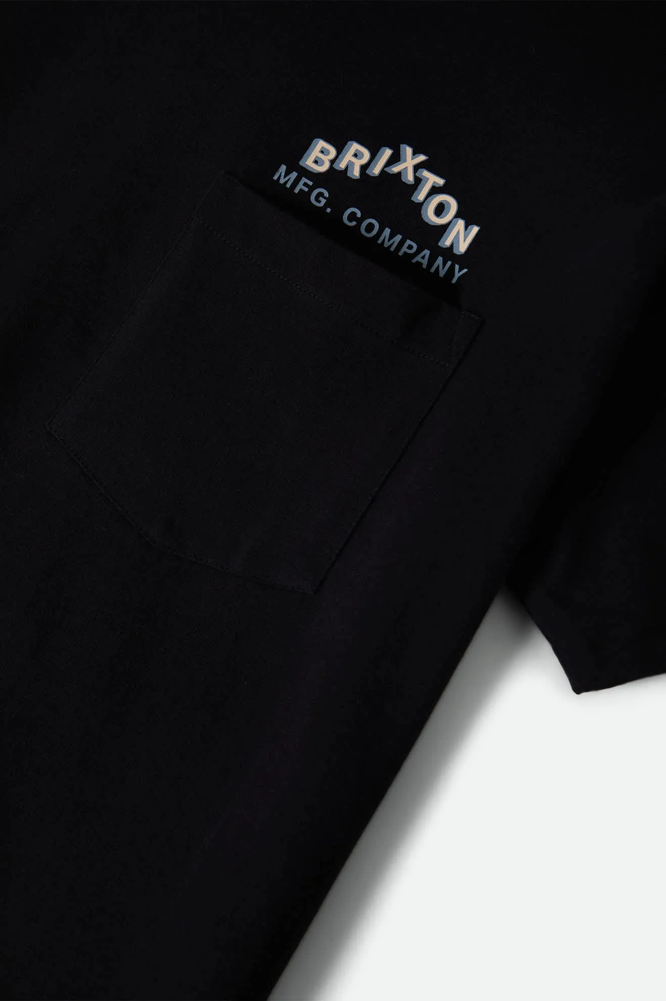 Roman Short Sleeve Pocket Shirt - Black sold by Brixton product image thumbnail 4