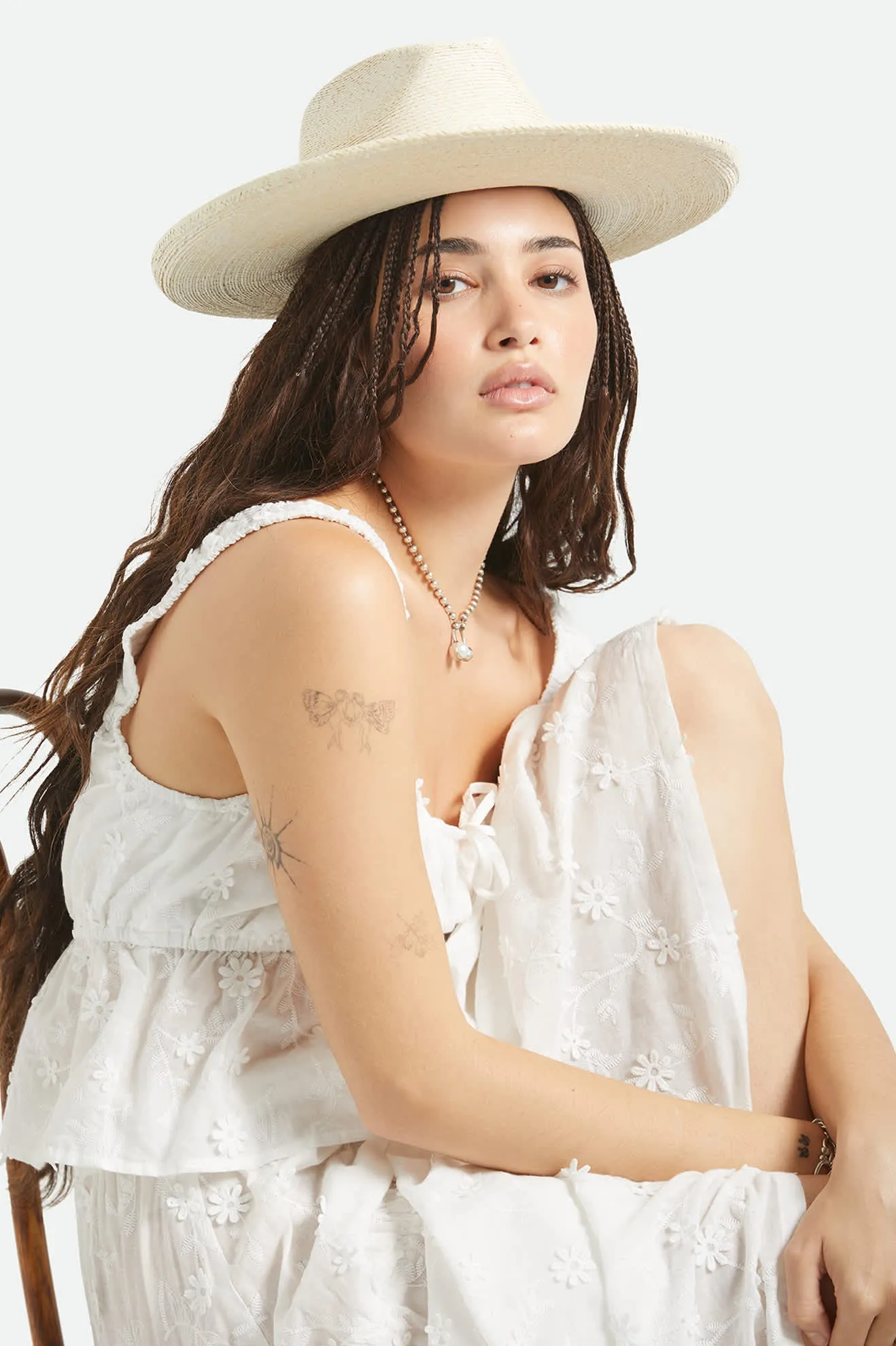 Marlow Rancher Hat - Bone sold by Brixton product image thumbnail 3