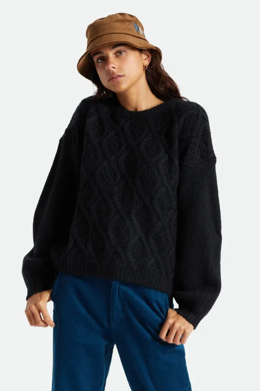 Sheffield Sweater - Black sold by Brixton