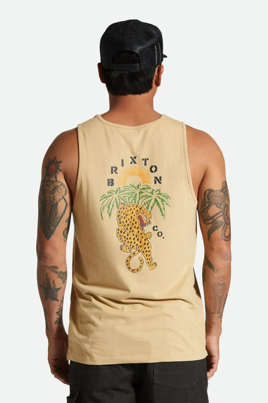 Palm Jaguar Tank Top - Oat Milk sold by Brixton product image thumbnail 2
