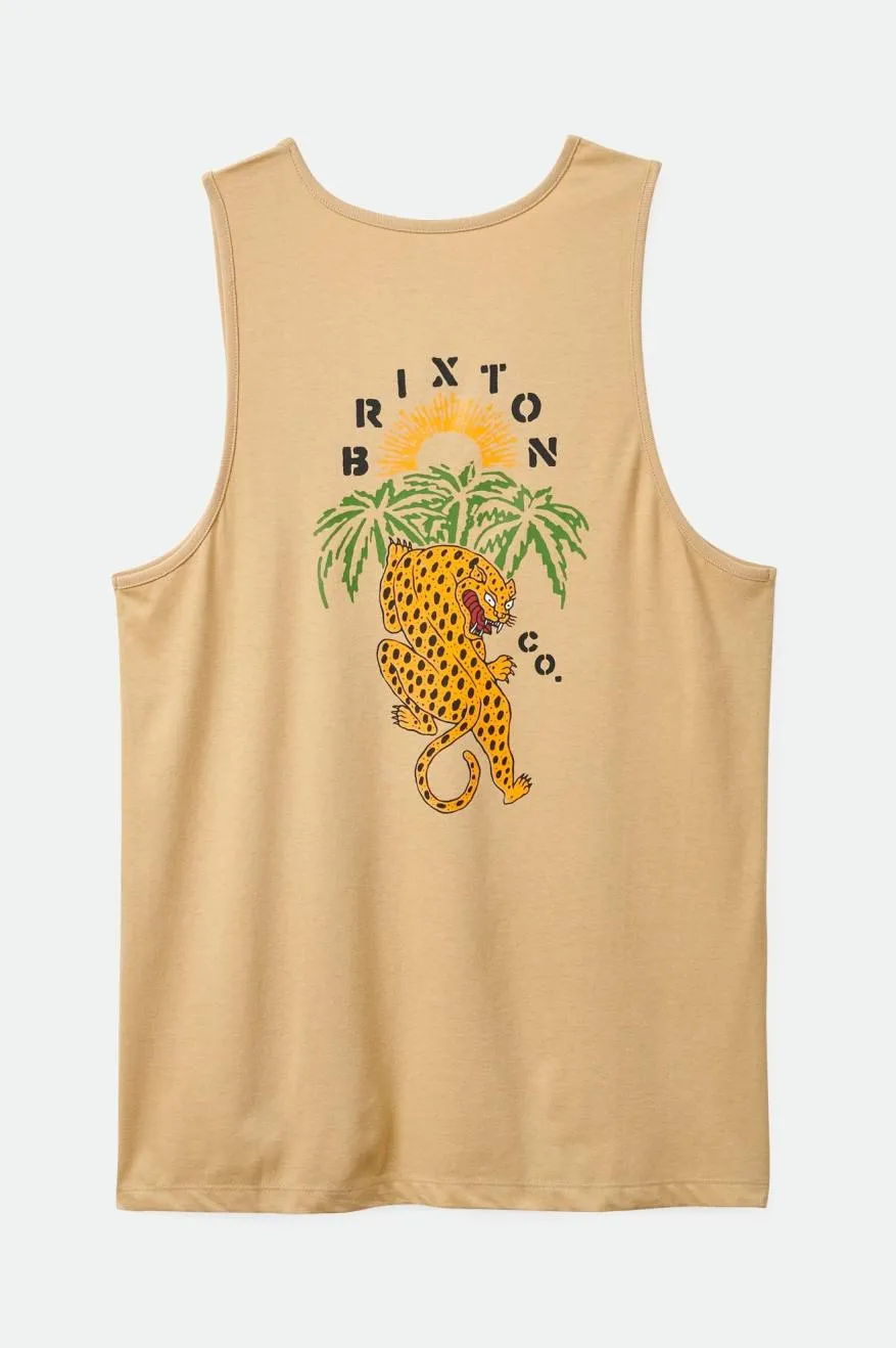 Palm Jaguar Tank Top - Oat Milk sold by Brixton product image thumbnail 4
